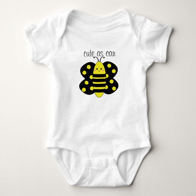 Body Mignon de même que peut le bébé de point de polka (Devant)