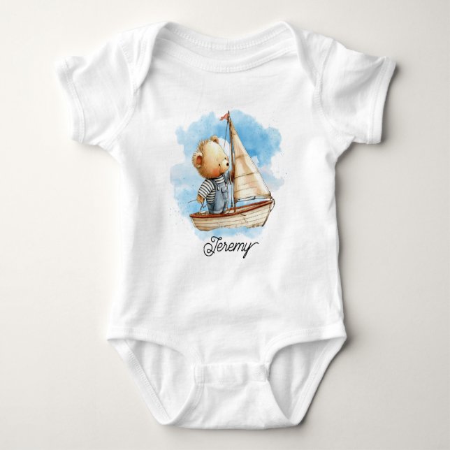 Body Mignon ours en peluche marin (Devant)