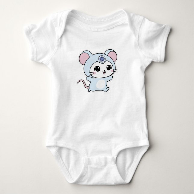 Body Mignon petit souris adorable  (Devant)