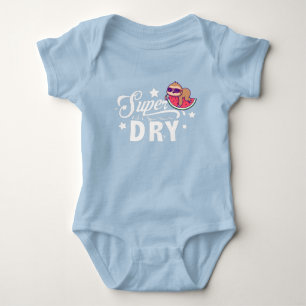 Body Mignon Sloth Kawaii Allongé Sur Pastèque Super Sec