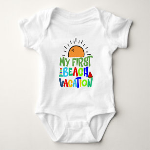 Body mignon unisex première plage vacances