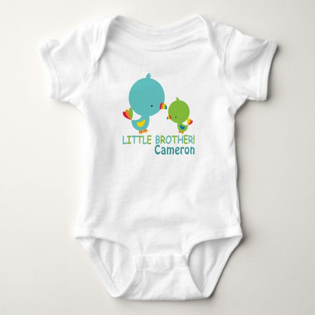 Body Mignonette Birds Baby jumpsuit pour garçons tee -  (Devant)