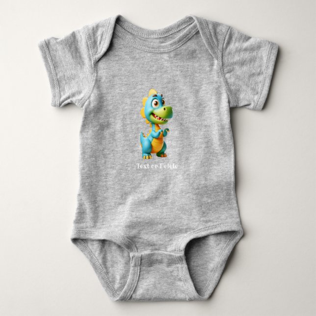 Body Mignonette Dinosaur Bodysuit bébé (Devant)