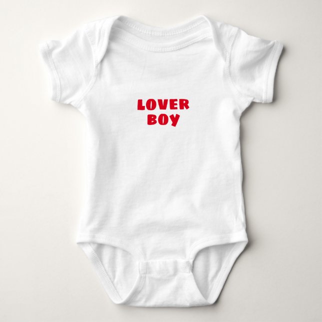 Body Mignonne Amusante Enfant Lover Boy Boy Bodysuit (Devant)