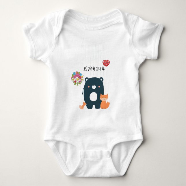 Body Mignonne Bébé Jersey Bodysuit | (Devant)