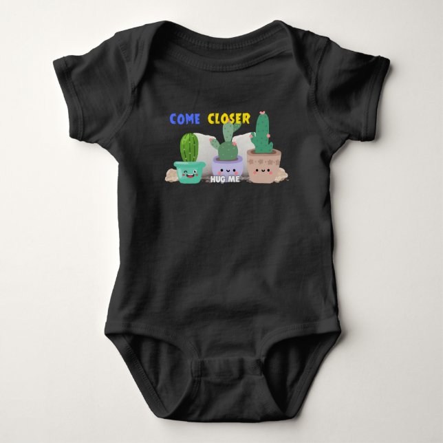 Body Mignonne Cactus Bodysuit bébé, Hug Me Bodysuit (Devant)