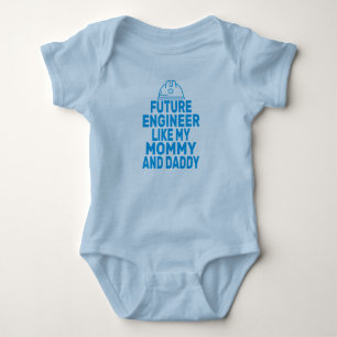 Body Mignonne future ingénieure comme mon papa maman