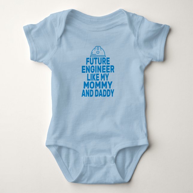 Body Mignonne future ingénieure comme mon papa maman (Devant)