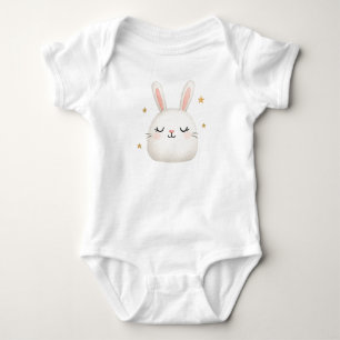 Body Mignonne lapin en tenue de bébé - adorable lapin b
