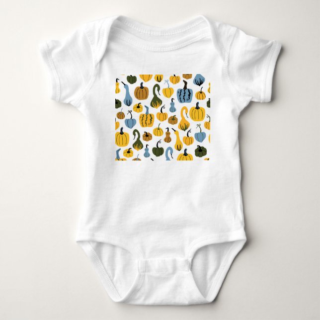 Body Mignonne main de dessin Citrouille (Devant)