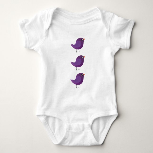 Body Mignons oiseaux pour les enfants  (Devant)