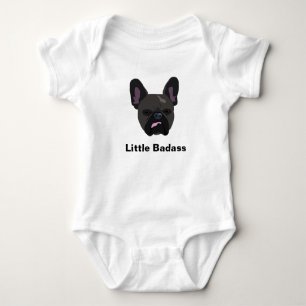 Body Mignons "petits badas", Chien-taureau noir