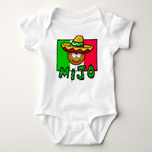 Body Mijo - Petit Mexicain mignon portant Sombrero (Devant)