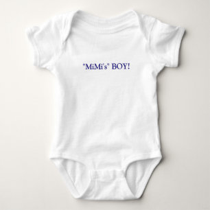 Body MiMi's BOY ! T-shirt bébé