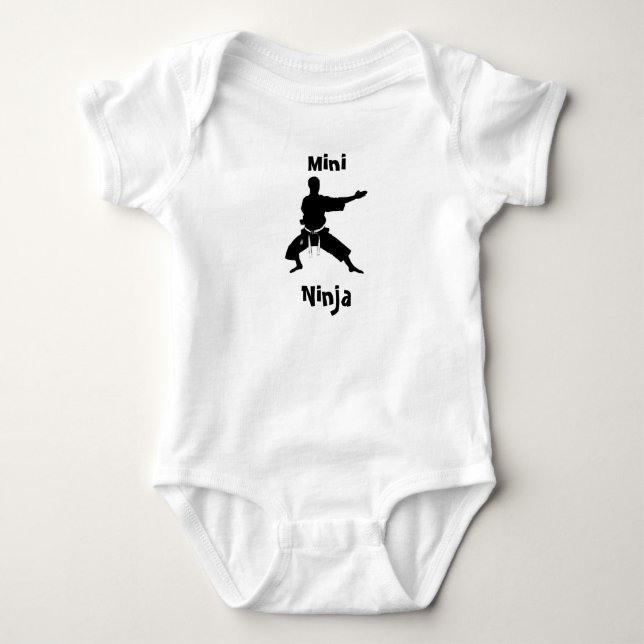 Body mini babygrow de ninja (Devant)