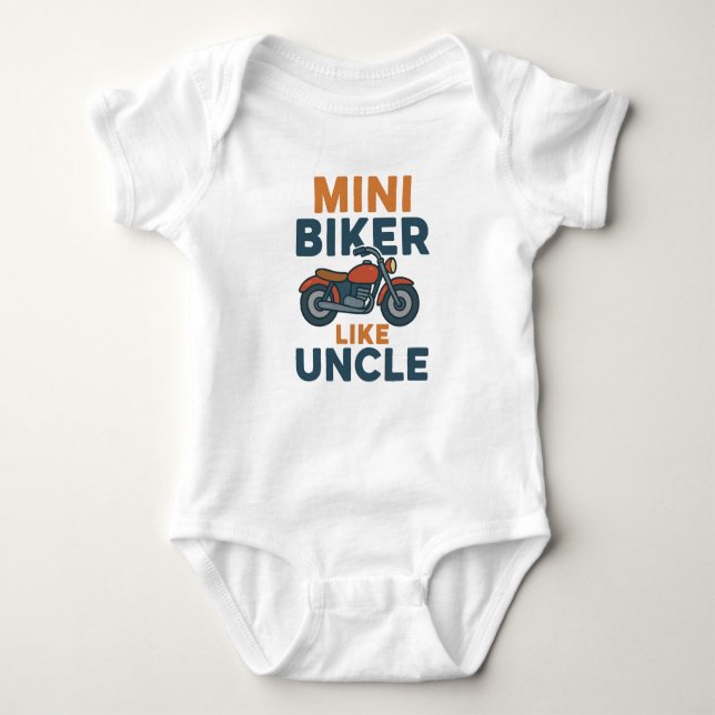 Body Mini Biker Comme Uncle Cool Moto (Devant)