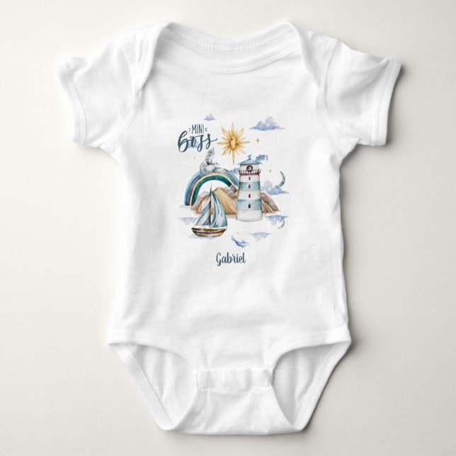 Body Mini Boss Ship In the Ocean Personnalisable (Devant)