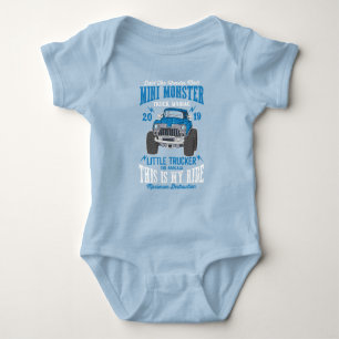 Body Mini Monster Camion Manic Petit Trucker Garçon Béb