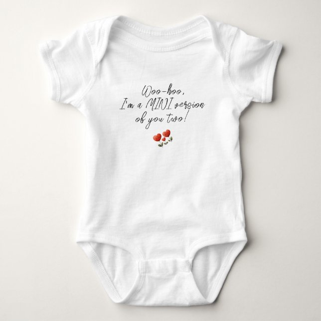Body Mini Version Of You Two, Funny Unisex  (Devant)