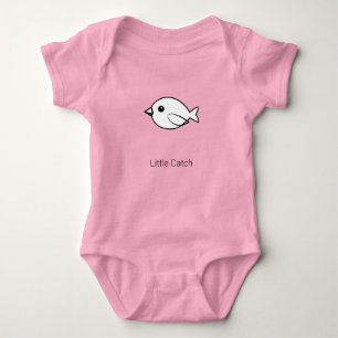 Body Minimaliste Mignon Poisson Petite Prise Rose 