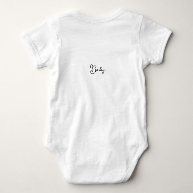 Body Minimaliste Moderne Tellement Mignon  (Dos)