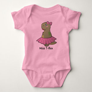 Body Mlle T-Rex Bodysuit Tutu de dinosaure de bébé