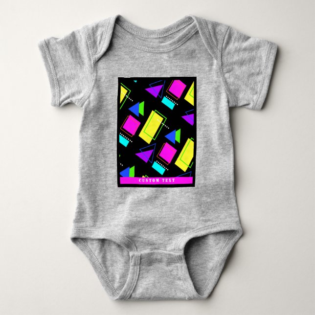 BODY MODE DU NEON RETRO 80 EN MODE PATTERNEL EN FORME G (Devant)
