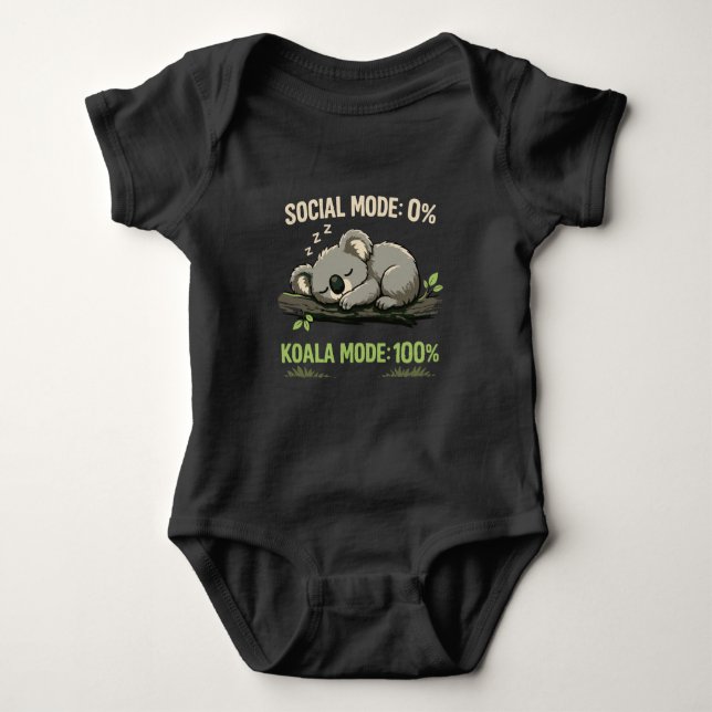 Body Mode Koala Introvertie Drôle (Devant)