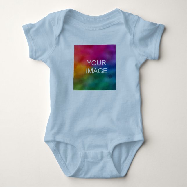 Body Modèle Simple Ajouter Texte Télécharger Photo Bleu (Devant)