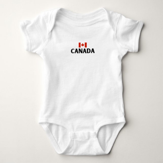 Body Moderne CANADA - Pays du drapeau canadien Souvenir (Devant)