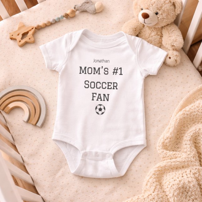Body Mom Soccer Fan Baby Name Custom (Créateur téléchargé)