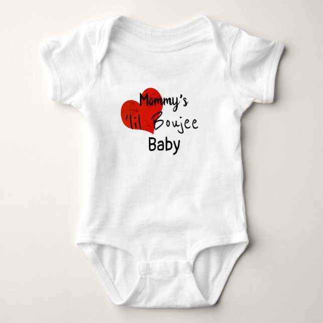 Body Mommys Lil BOUJEE Baby - Bougie Vêtements mignonne (Devant)
