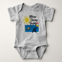 Moms Diving Buddy Design - Bodysuit Baby Jersey