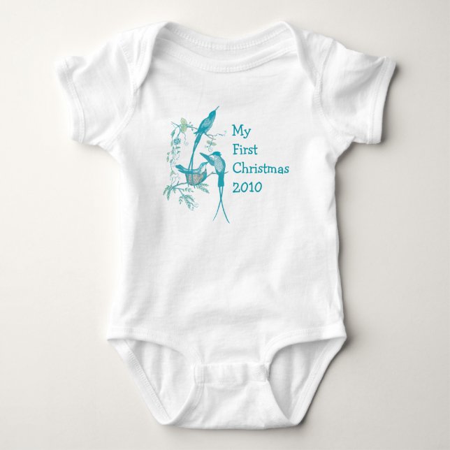Body Mon 1er Noël 2010 T-shirt bébé (Devant)