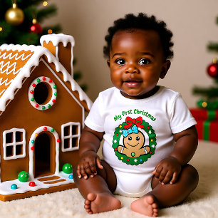Body 🎅 Mon 1er Noël pour une mignonne petite fille nou