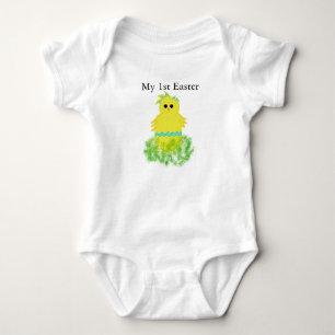 Body Mon 1er T-shirt Pâques Baby Boys Chick Egg Creeper
