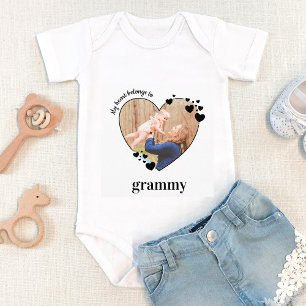 Body Mon Coeur Appartient À Grammy Personnaliser Photo 