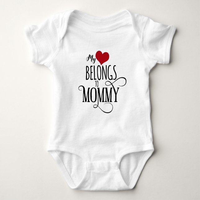 Body Mon Coeur Appartient À Maman (Devant)
