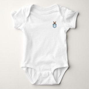 Body Mon frère est un bodysuit pour bébé Frenchie Pocke