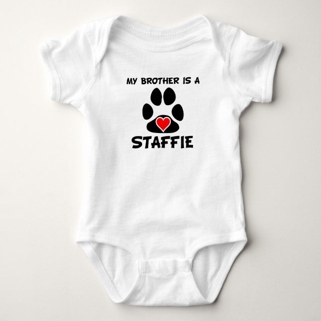 Body Mon Frère Est Un Staffie (Devant)