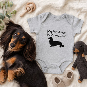 Body Mon frère est un teckel à longs poils Cadeau