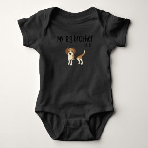 Body Mon grand frère est un Beagle, un cadeau de Baby 