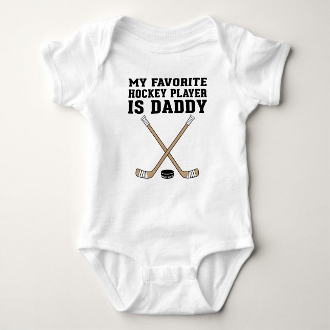 Body Mon joueur favori de hockey est Daddy Sticks Brown (Devant)