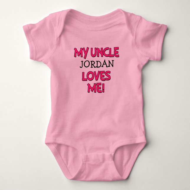Body Mon oncle Loves Me, chemise faite sur commande de (Devant)