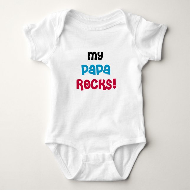 Body Mon Papa Rocks (Devant)
