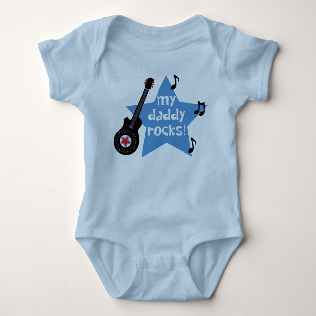 Body Mon papa Rocks (Devant)