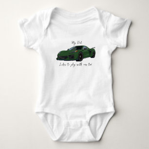 Body Mon père aime jouer avec Corvettes C8 Dark Green