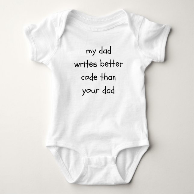 Body Mon père écrit un meilleur code que votre père drô (Devant)