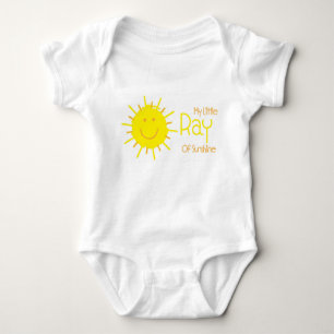 Body Mon petit rayon de T-shirt de nourrisson de soleil