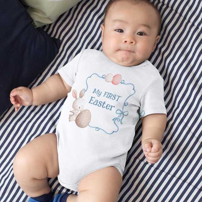 Body Mon premier bébé bleu Pâques (Créateur téléchargé)
